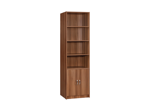 Marrone Book Case 4 Layers Double Doors - White Oak display